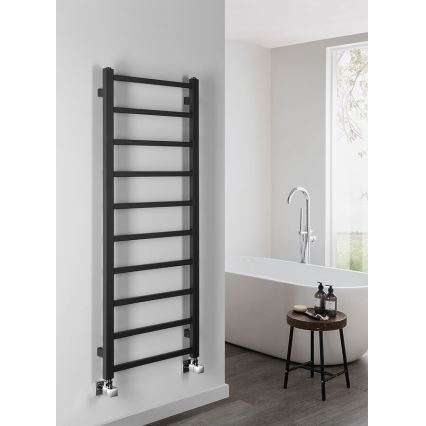 Sapho - Kopalniški radiator METRO DOS 247W/230V 40x114 cm matna črna