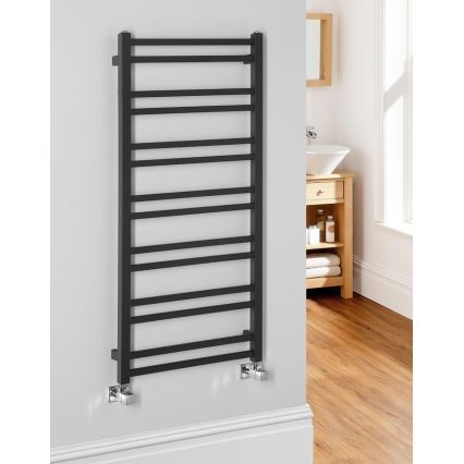 Sapho - Kopalniški radiator METRO DOS 343W 50x110 cm mat črna