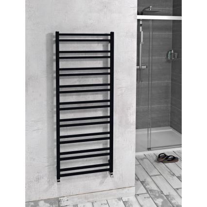Sapho - Kopalniški radiator METRO DOS 476W/230V 55x143 cm mat črna
