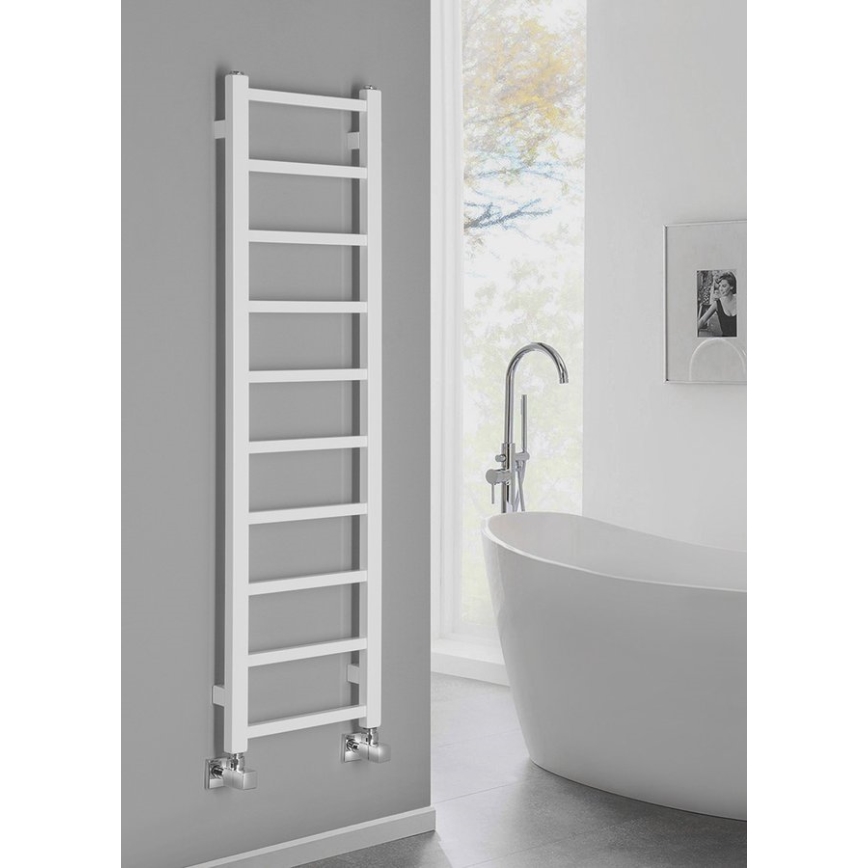 Sapho - Kopalniški radiator METRO LIGHT 114x30 cm sijajni krom