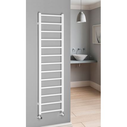 Sapho - Kopalniški radiator METRO LIGHT 150x40 cm bel