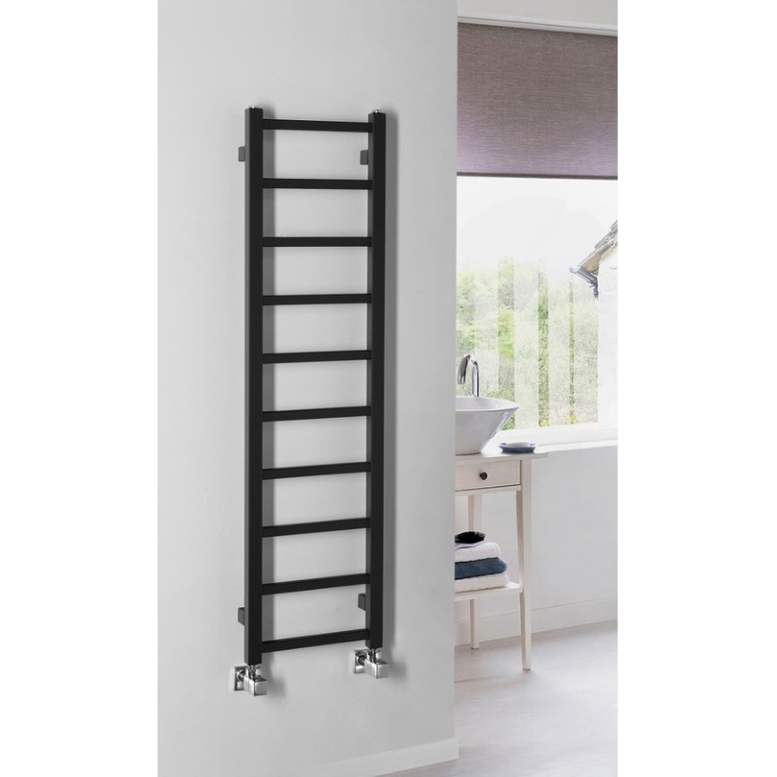 Sapho - Kopalniški radiator METRO LIGHT 211W 30x114 cm mat črna