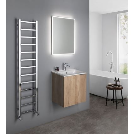 Sapho - Kopalniški radiator METRO LIGHT 276W/230V 30x150 cm sijajni krom