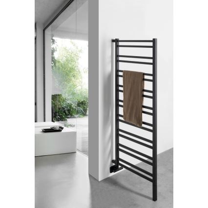 Sapho - Kopalniški radiator METRO SPACE 525W 55x143 cm mat črna