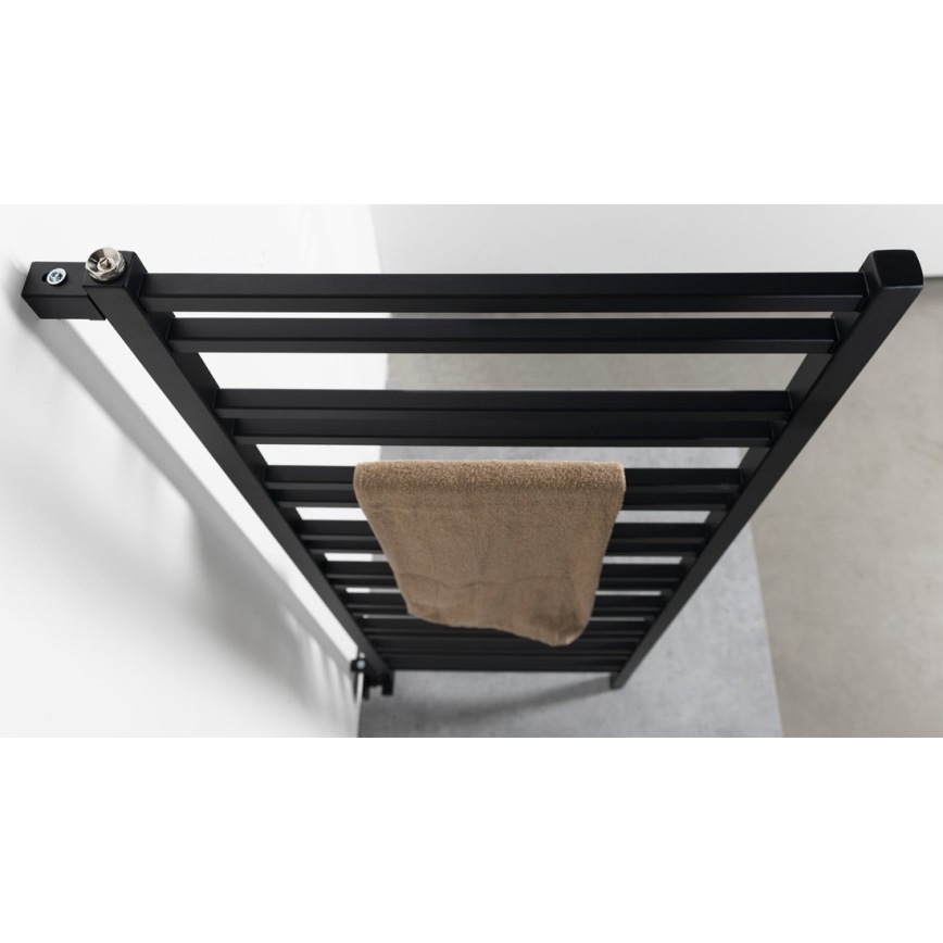 Sapho - Kopalniški radiator METRO SPACE 525W 55x143 cm mat črna