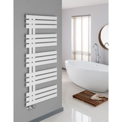 Sapho - Kopalniški radiator SILVANA 500W/230V 50x123 cm bel