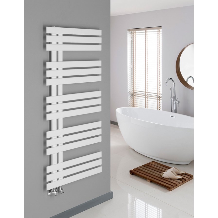 Sapho - Kopalniški radiator SILVANA 500W/230V 50x123 cm bel