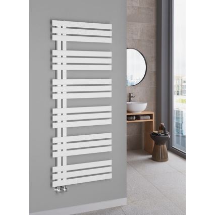 Sapho - Kopalniški radiator SILVANA 680W/230V 60x150 cm bela