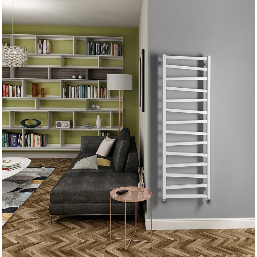 Sapho - Kopalniški radiator ZIG 157x50 cm bela