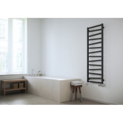 Sapho - Kopalniški radiator ZIG 406W/230V 50x110 cm antracit
