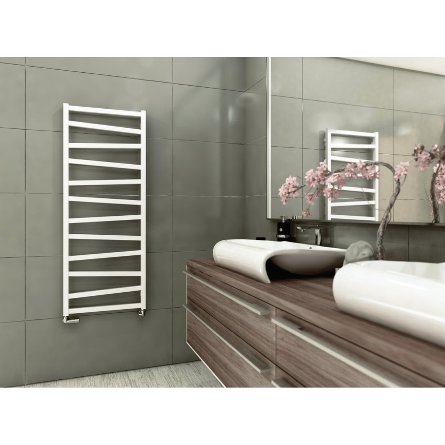 Sapho - Kopalniški radiator ZIG 406W/230V 50x110 cm bel