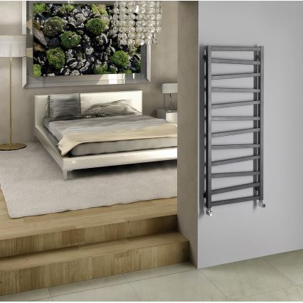 Sapho - Kopalniški radiator ZIG 490W/230V 50x133 cm antracit