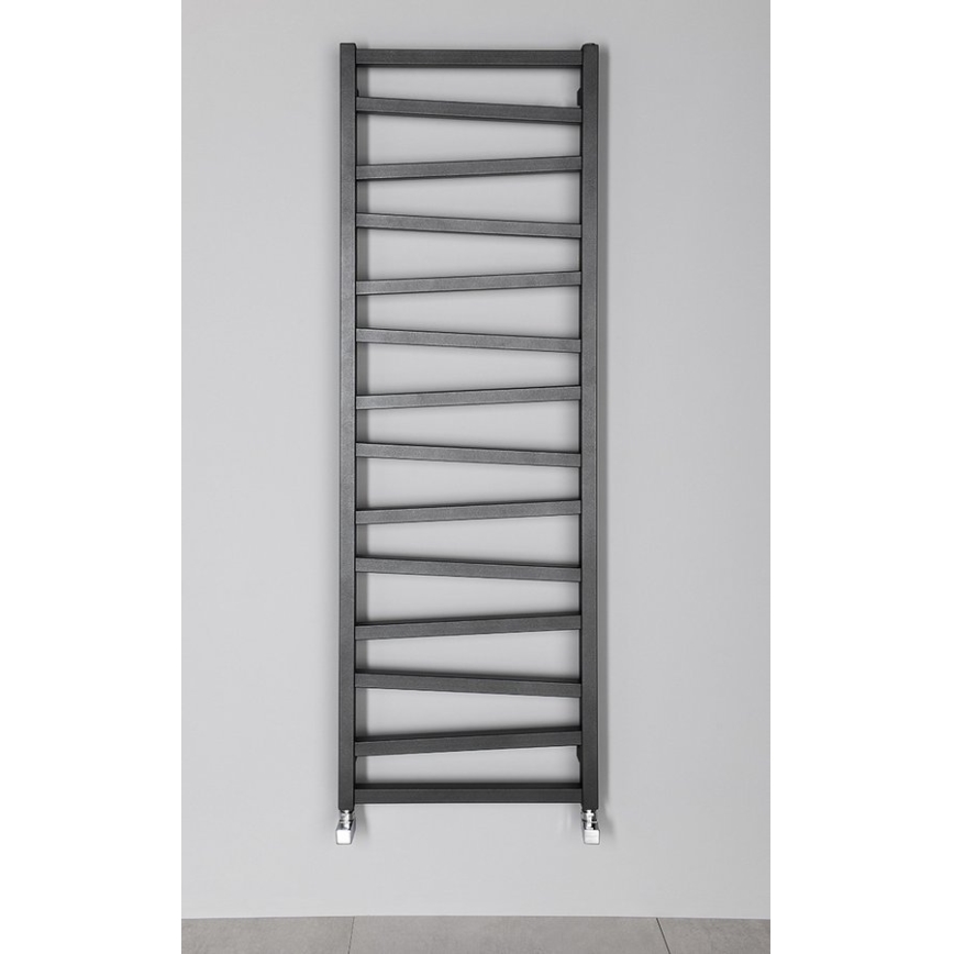 Sapho - Kopalniški radiator ZIG 582W/230V 50x157 cm antracit
