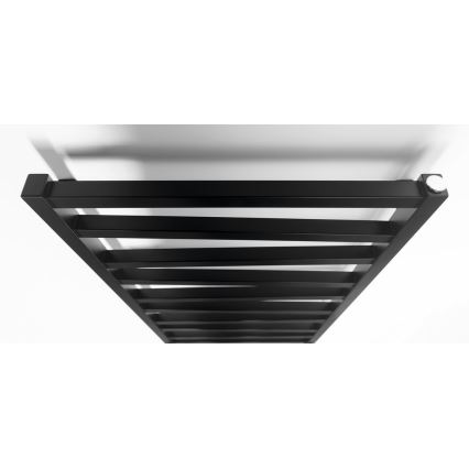 Sapho - Kopalniški radiator ZIG 601W/230V 60x133 cm v črni barvi