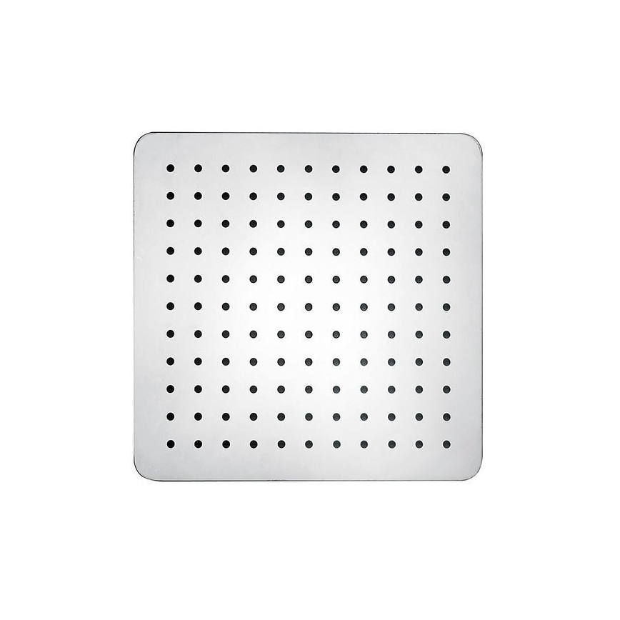Sapho - Nadglavni tuš SLIM 25x25 cm polished nerjaveče jeklo