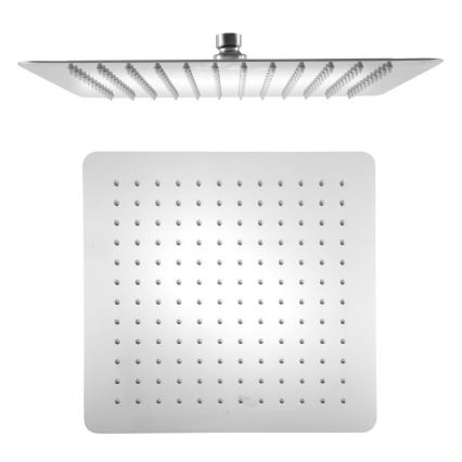 Sapho - Nadglavni tuš SLIM 30x30 cm polished nerjaveče jeklo