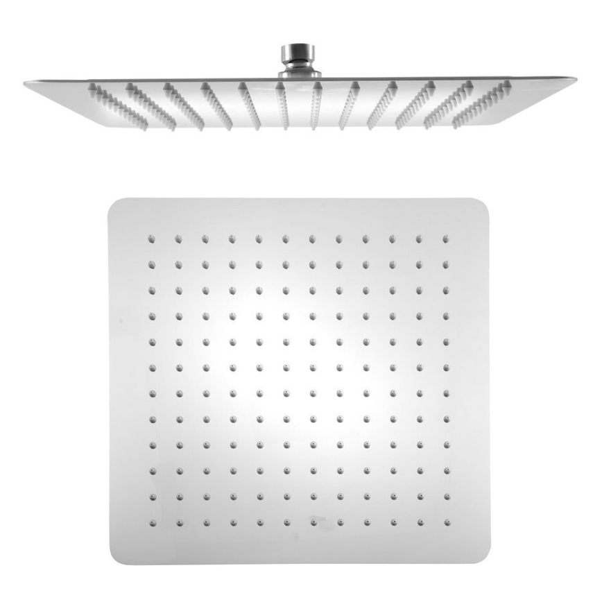 Sapho - Nadglavni tuš SLIM 30x30 cm polished nerjaveče jeklo