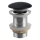 Sapho - Odtok umivalnika Click-Clack BLOK, premer 6,7 cm, marquin/mat črna