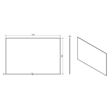 Sapho - Ogledalo ACCORD 120x80 cm