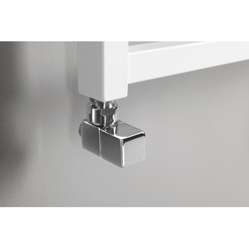 Sapho - Priključni komplet kotnih ventilov CUBE, 2 kosa, sijajni krom