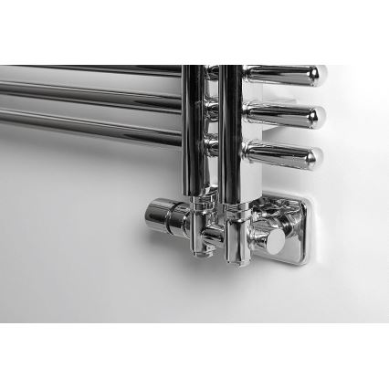 Sapho - Termostatski priključni komplet za sredinski priklop TWIN COMBI levi/sijajni krom