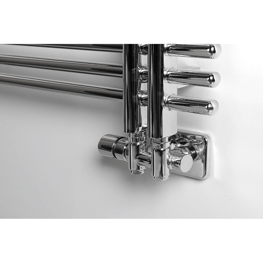 Sapho - Termostatski priključni komplet za sredinski priklop TWIN COMBI levi/sijajni krom