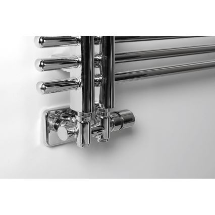 Sapho - Termostatski priključni komplet za osrednji priključek TWIN COMBI desni/sijajni krom