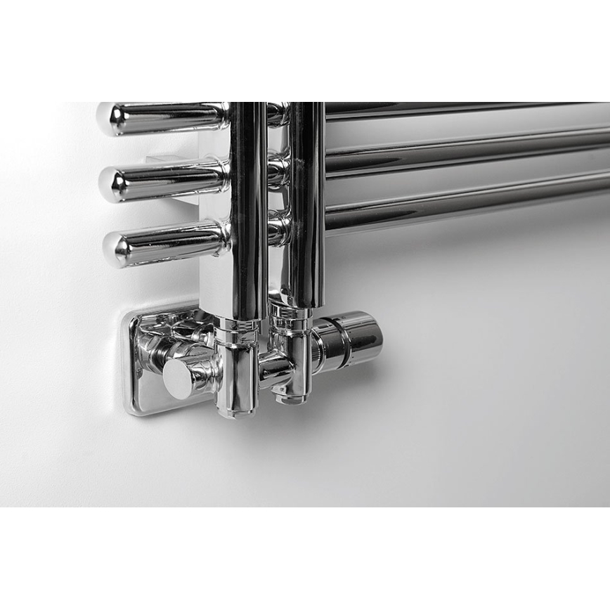 Sapho - Termostatski priključni komplet za osrednji priključek TWIN COMBI desni/sijajni krom