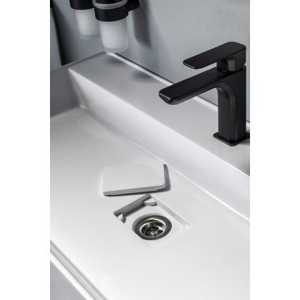 Sapho - Pultni umivalnik GODIVA 68x44 cm marmor/bela