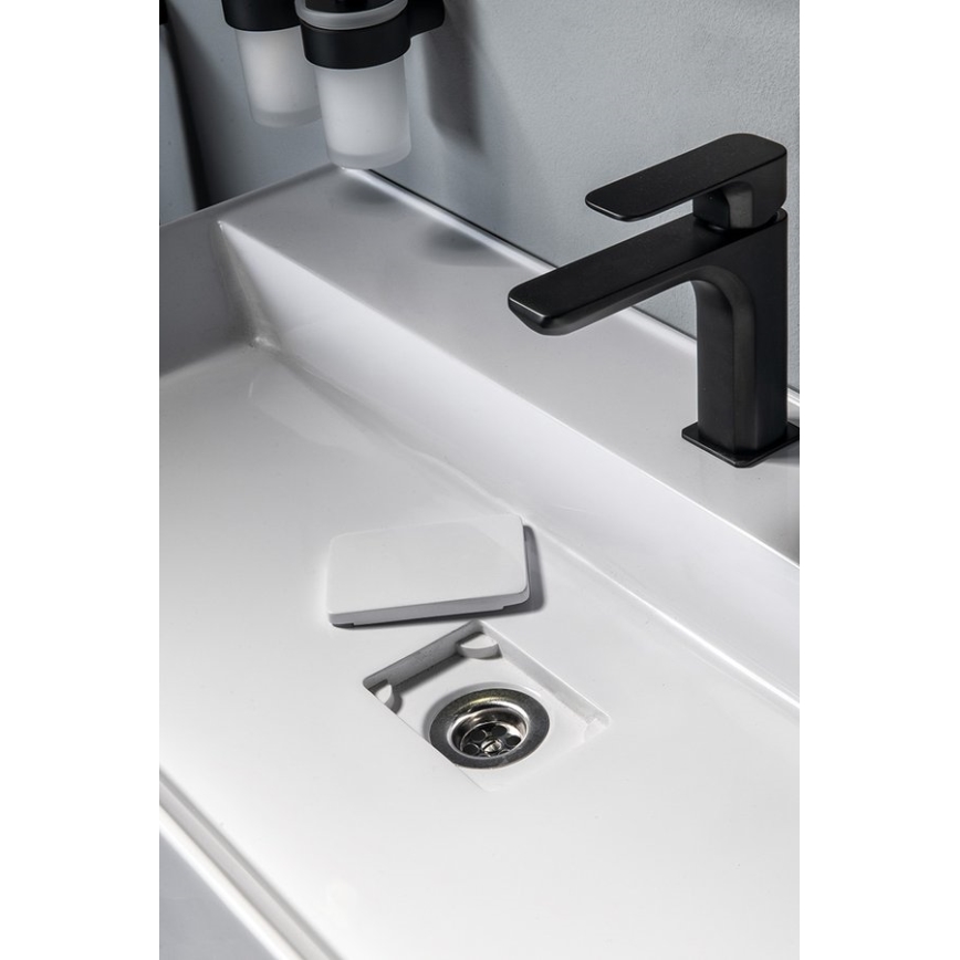 Sapho - Pultni umivalnik GODIVA 68x44 cm marmor/bela