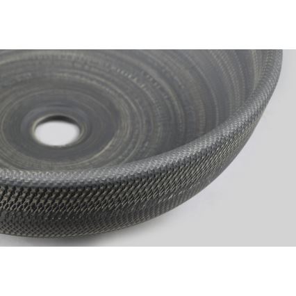 Sapho - pultni umivalnik PRIORI, Ø 41 cm, keramika/siva