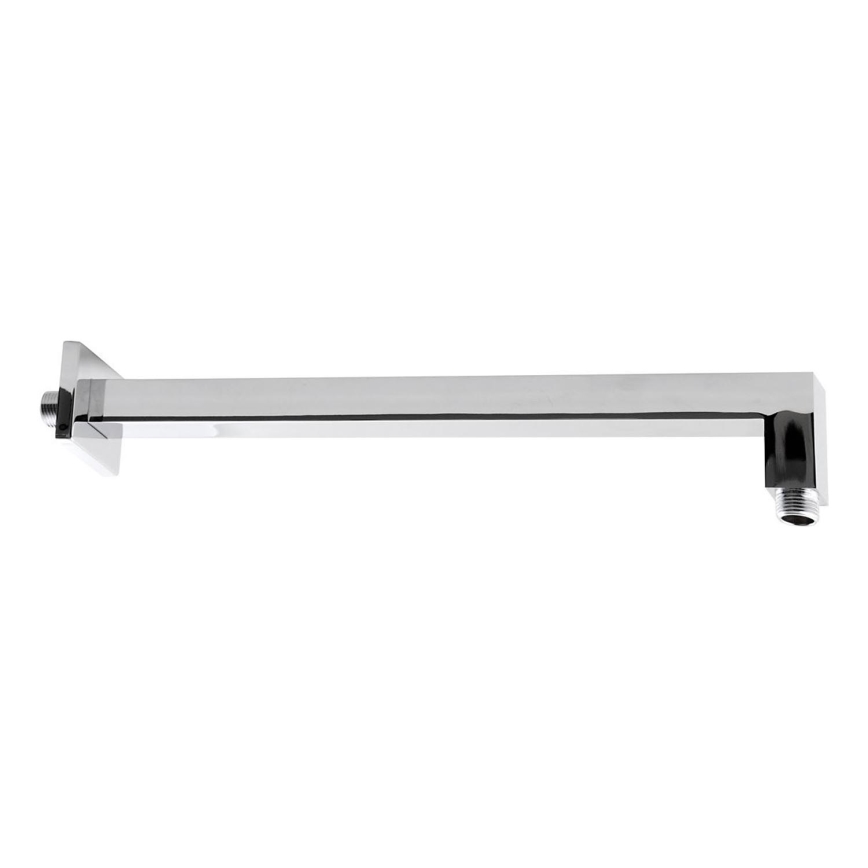 Sapho - Roka za prho kvadraten 40 cm sijajni krom