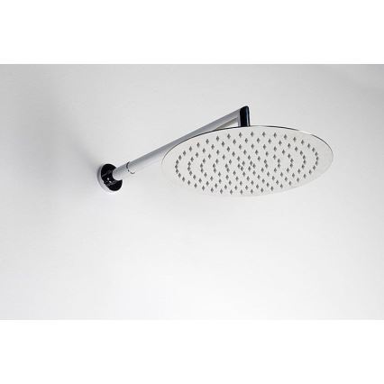 Sapho - Roka za prho okrogla 38 cm sijajni krom