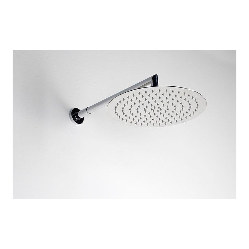 Sapho - Roka za prho okrogla 38 cm sijajni krom