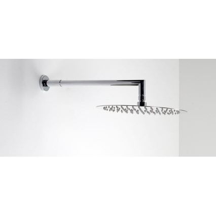 Sapho - Roka za prho okrogla 38 cm sijajni krom