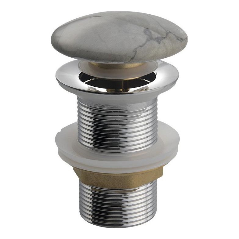 Sapho - Umivalni odtok Click-Clack DALMA, premer 6,7 cm, siva