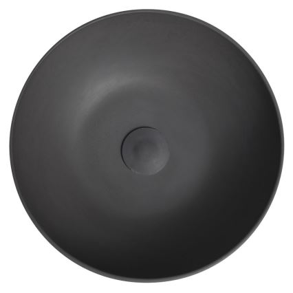 Sapho - Umivalnik na pult FORMIGO Ø 39 cm beton/antracit