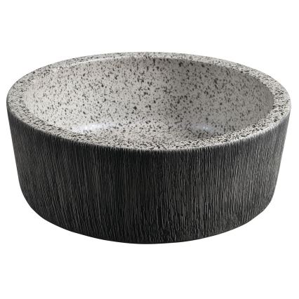 Sapho - Umivalnik na pult PRIORI Ø 41 cm bela/siva