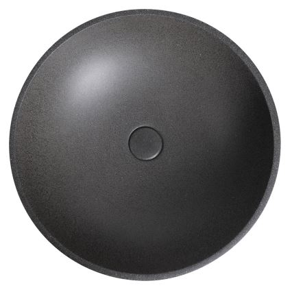 Sapho - Umivalnik na pult TURF premer 44 cm beton/črni granit