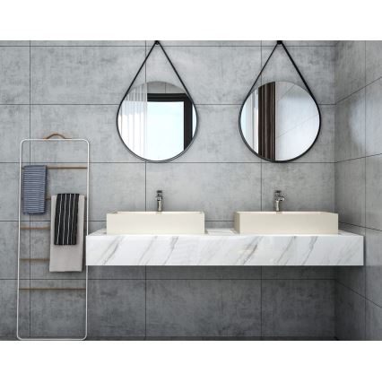 Sapho - Umivalnik za pult 58x36 cm beton/bež