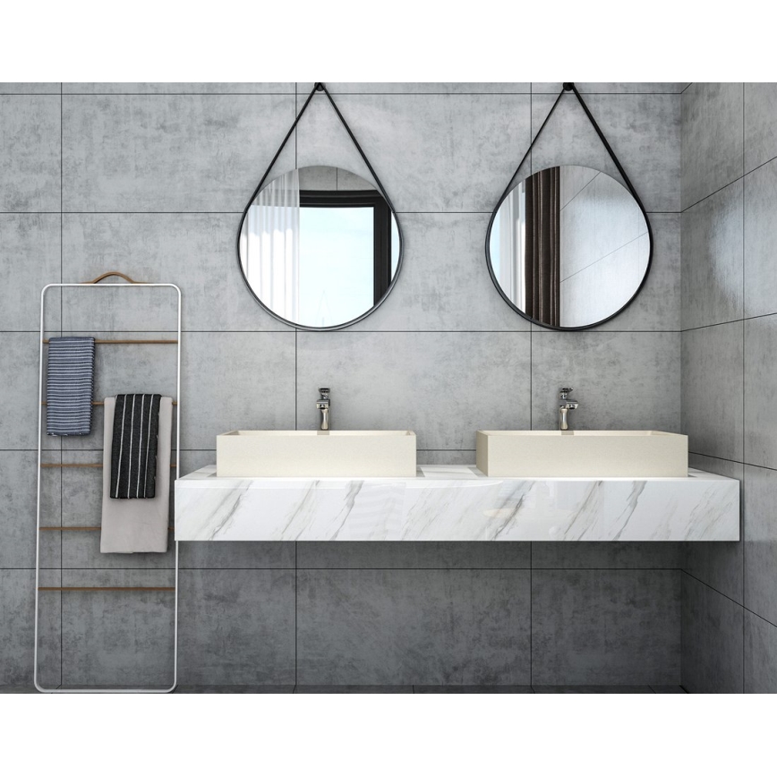 Sapho - Umivalnik za pult 58x36 cm beton/bež