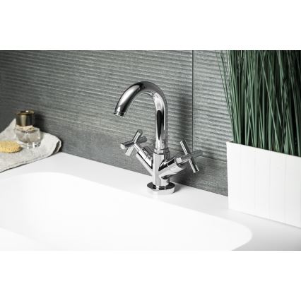 Sapho - Umivalniška baterija AXIA, sijajni krom