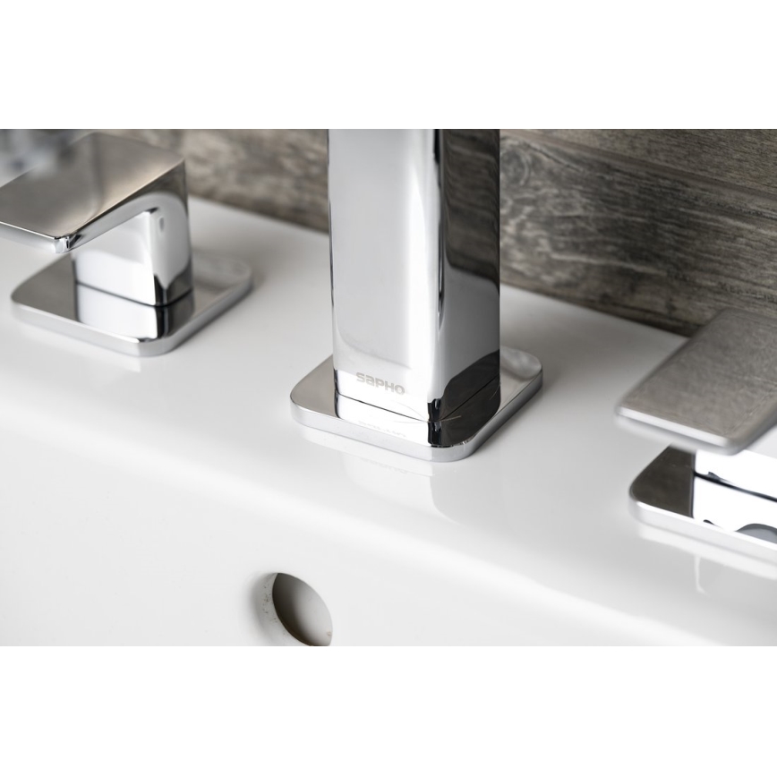 Sapho - Umivalniška baterija za 3 odprtine TURSI, sijajni krom