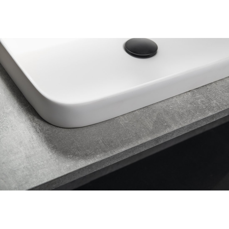 Sapho - vgradni umivalnik 55x39 cm keramika/bela