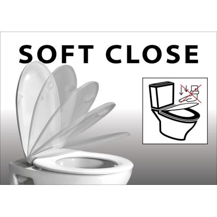 Sapho - WC deska SoftClose EDITA bela