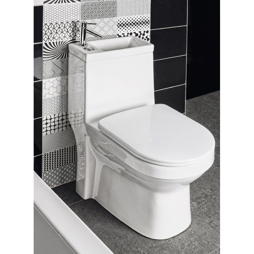 Sapho - WC sedež HYGIE SoftClose bela