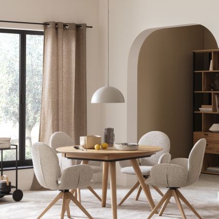 Schöner Wohnen 11728-39 - Viseča svetilka na kablu ALI 1xE27/25W/230V, premer 38 cm, siva