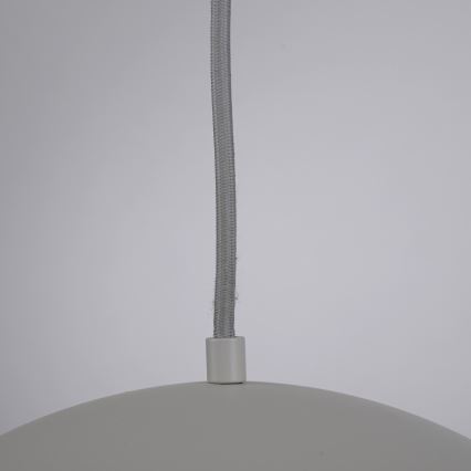 Schöner Wohnen 11728-39 - Viseča svetilka na kablu ALI 1xE27/25W/230V, premer 38 cm, siva