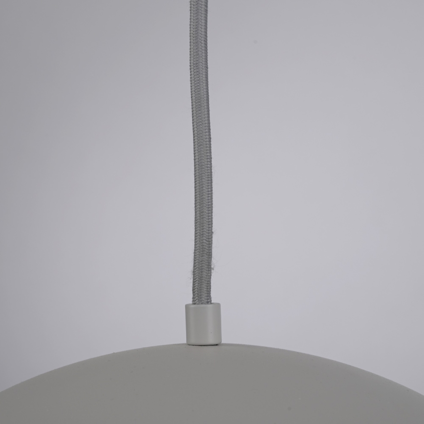 Schöner Wohnen 11728-39 - Viseča svetilka na kablu ALI 1xE27/25W/230V, premer 38 cm, siva