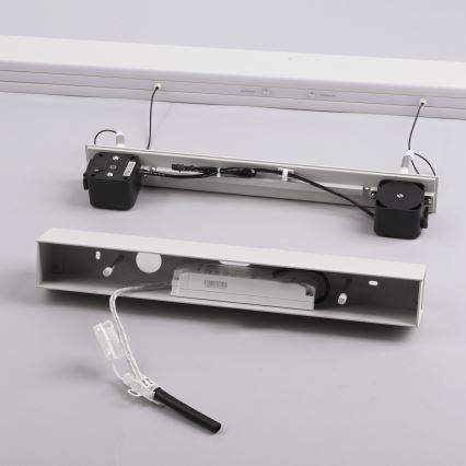 Schöner Wohnen 12577-16 - LED lestenec z možnostjo zatemnitve na kablu ADRIANA ROUND 2xLED/24W/230V 2700/3000/3500/4000/5000K 160 cm bela